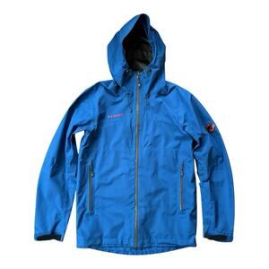 Mammut Alto Light HS Hooded Jacket Blue Men’s Small Gore Tex Technical Shell